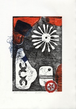 Helen Kennedy
'Flotsam Flower'
Mixed Media
445mm x 315mm Helen Kennedy
'Flotsam Flower'
Mixed Media
445mm x 315mm